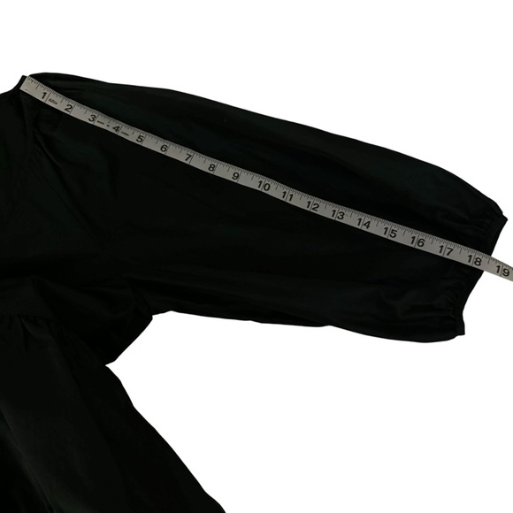 NWT!! Aritzia Wilfred Scarab Green Womens Puff Mini Dress Size XS - Picture 10 of 11